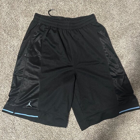 Jordan Brand Shorts (Black and Carolina Blue) - Picture 1 of 4